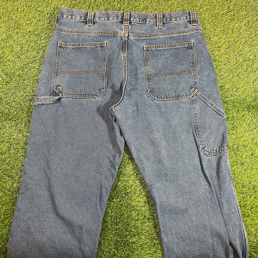 Blue Mountain Carpenter Jeans Mens 36x30 Blue Denim Workwear Pants